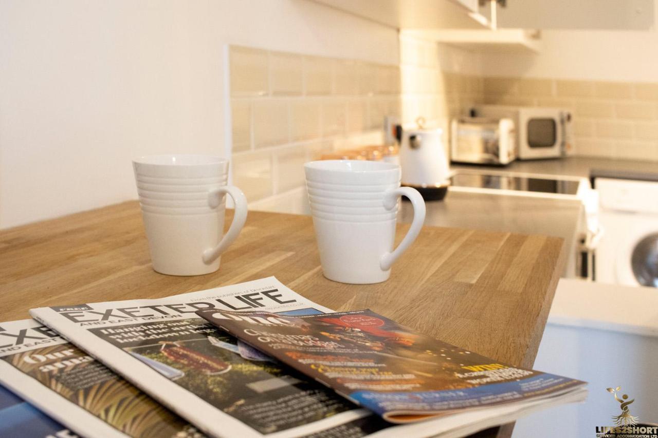 Beautiful Central Exeter Apartment 5 Min Walk Quay Exterior foto